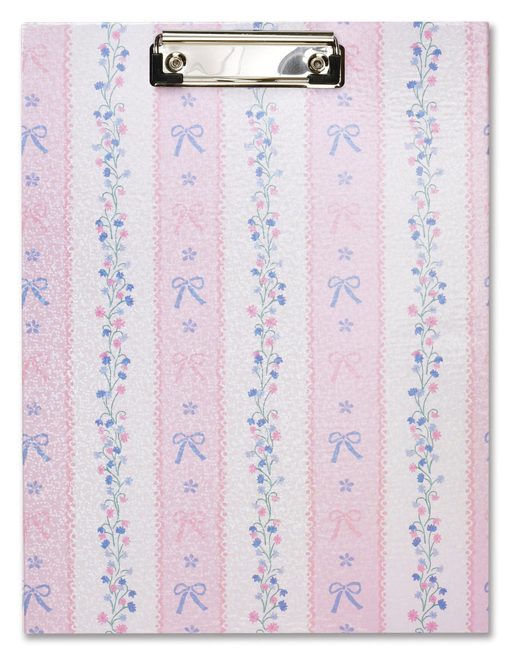 Floral Stripes Clipboard Set