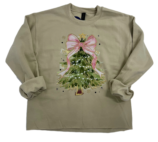 Sand Christmas Tree Sweatshirt