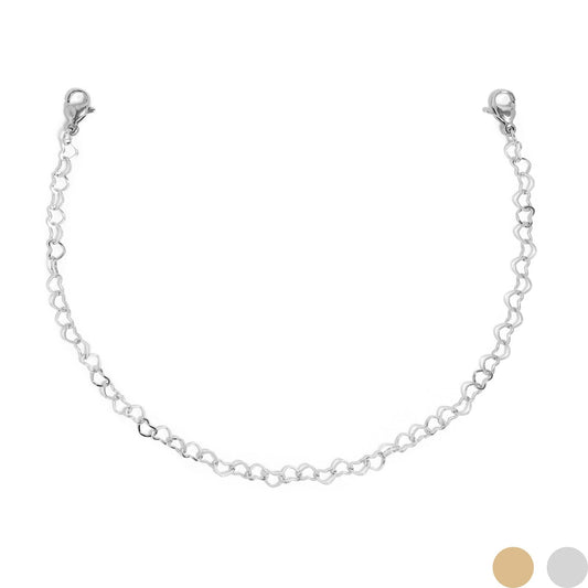 Trucker Hat Chain: 18K Gold PVD Stainless Steel Heart