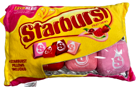 Starburst Fave Reds Fleece Plush