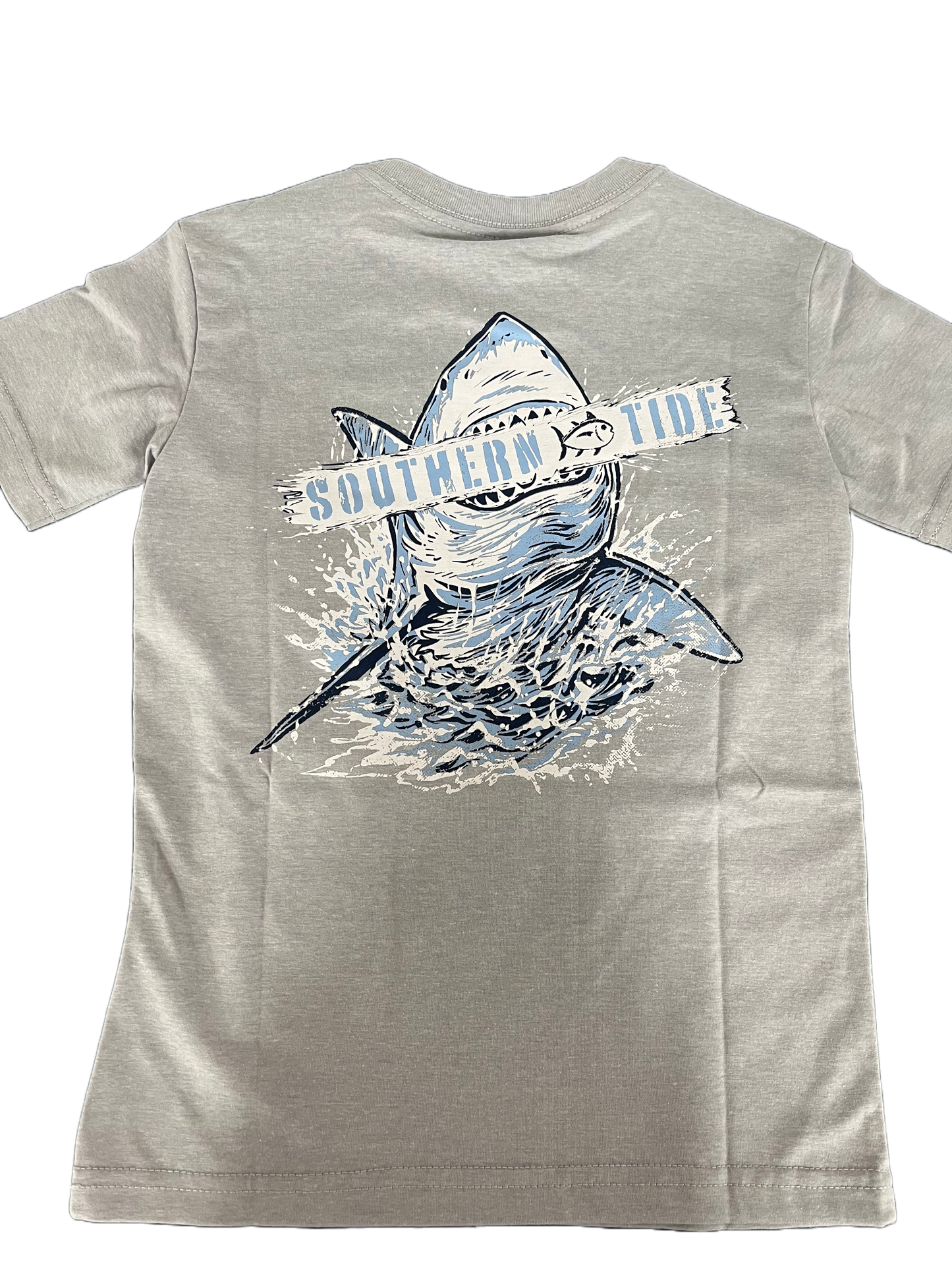 Heather Shark Plank Tee