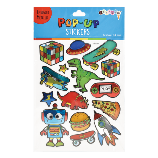 Pop Up Puffy Stickers