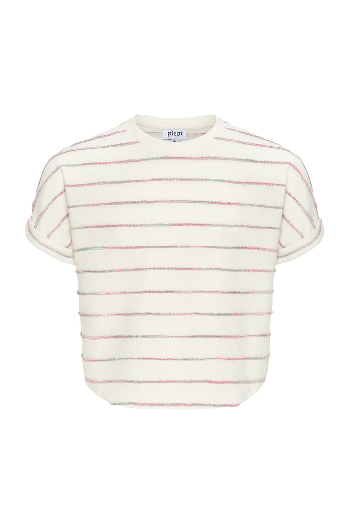Fran Green &amp; Pink Stripe Top