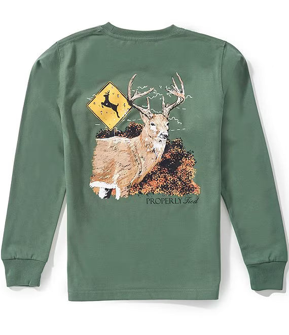 Boys Deer Crossing Tee