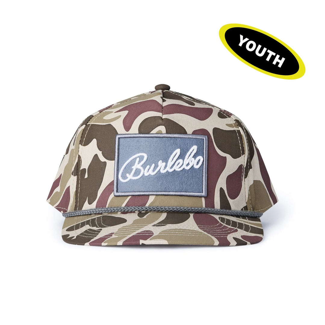 Grey Patch Camo Rope Hat