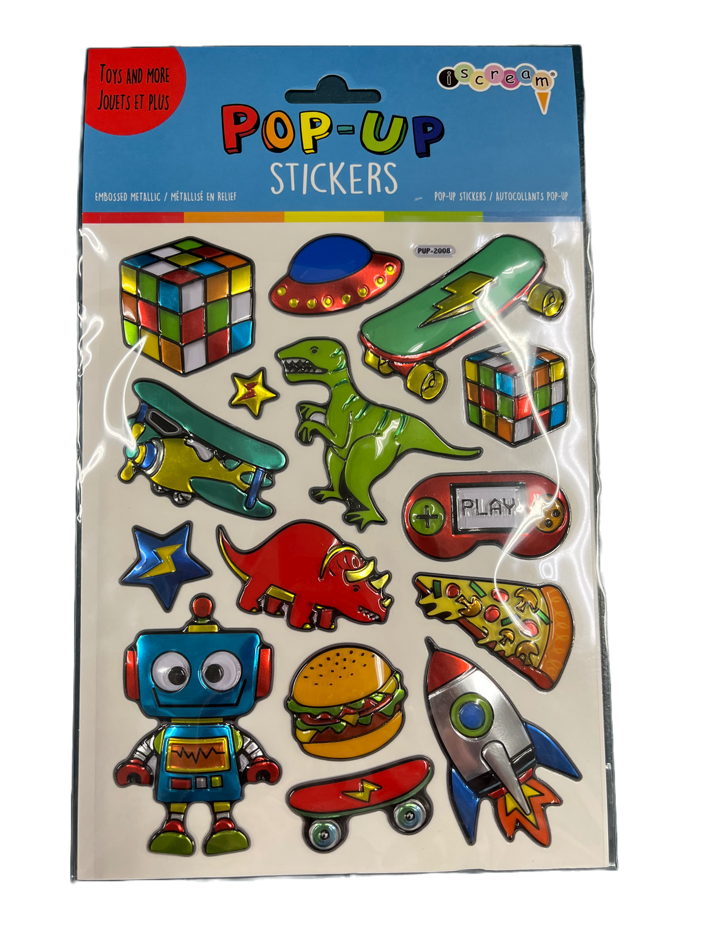 Pop Up Puffy Stickers