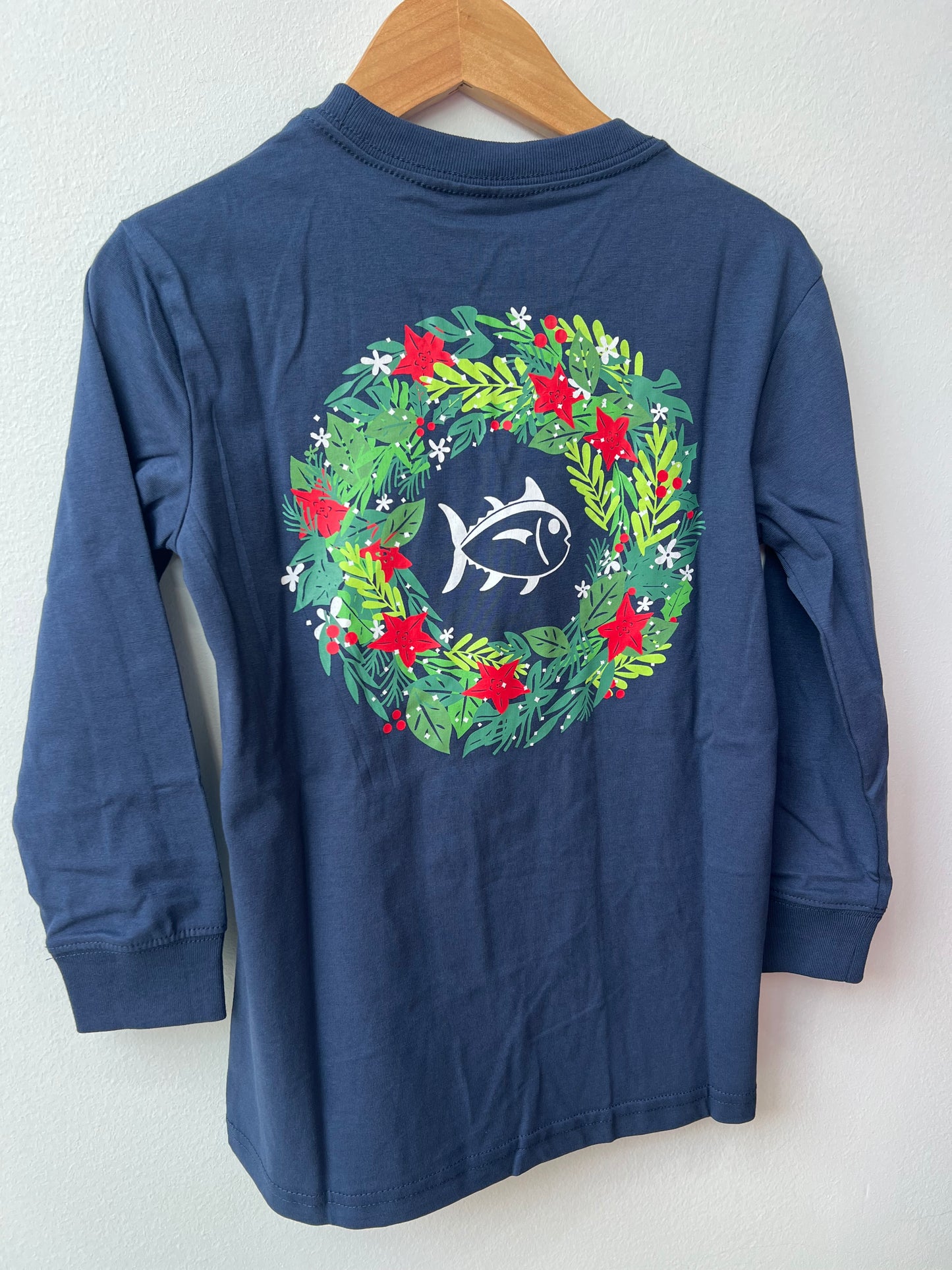 LS Holiday Wreath Tee