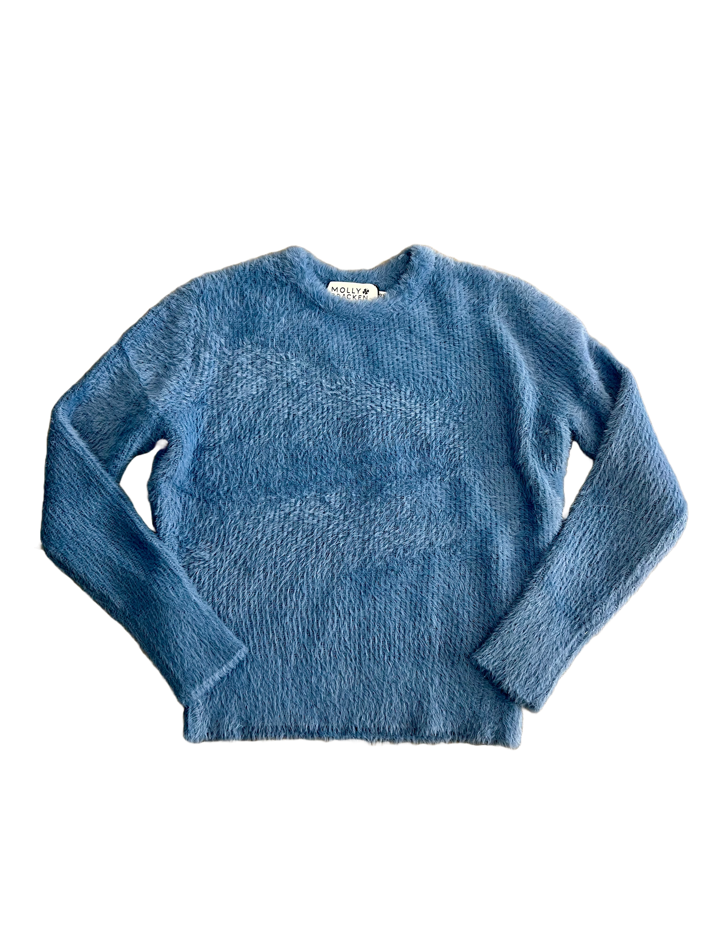 Girls Knitted Sweater - Denim Blue