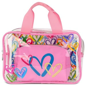 Corey Paige Hearts Cosmetic Bag