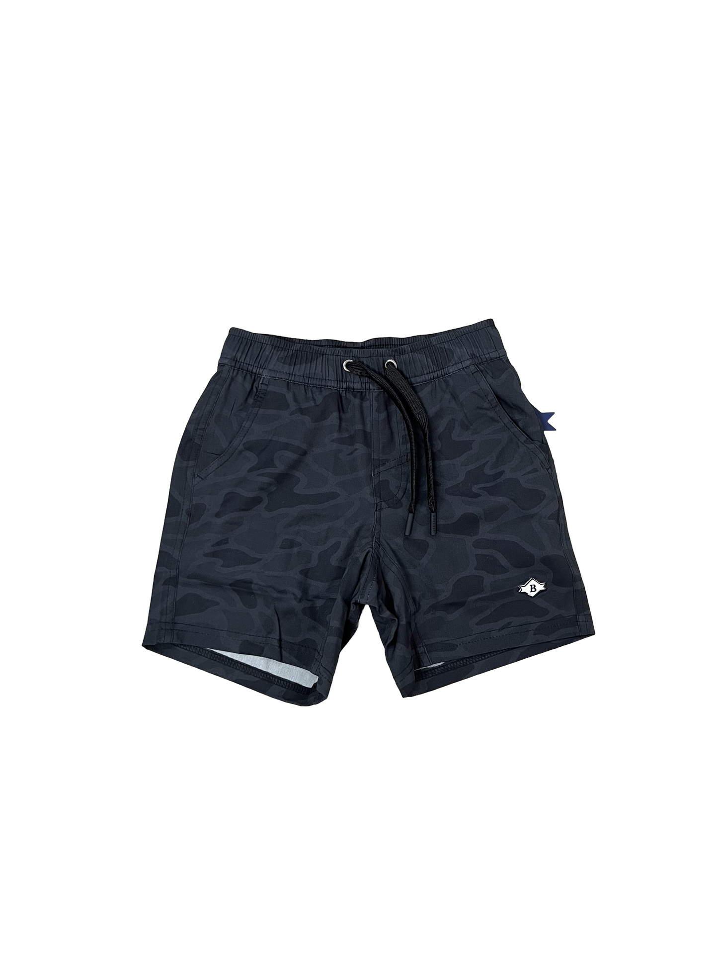 Black Camo Athletic Shorts