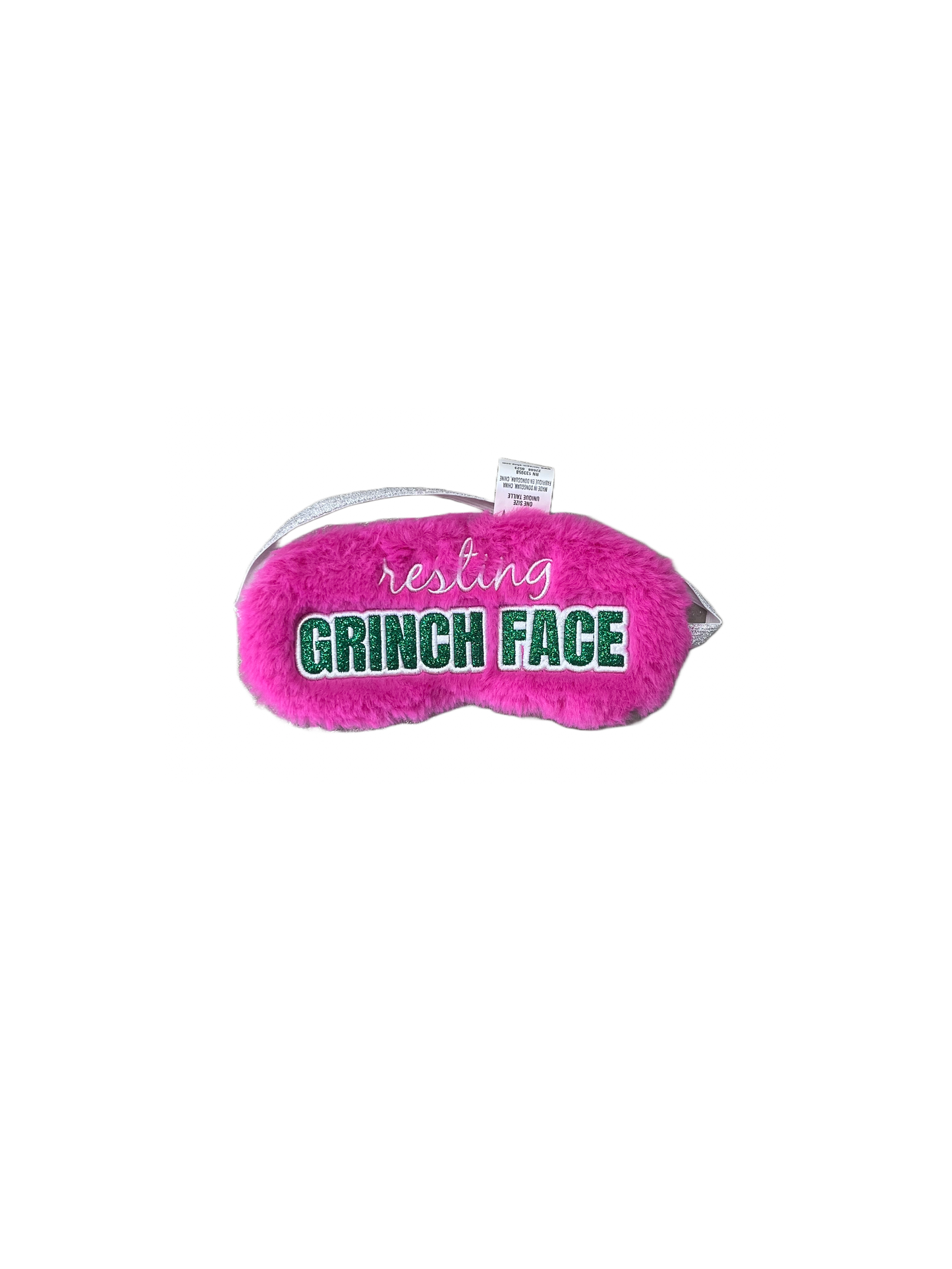 Resting Grinch Face Eye Mask