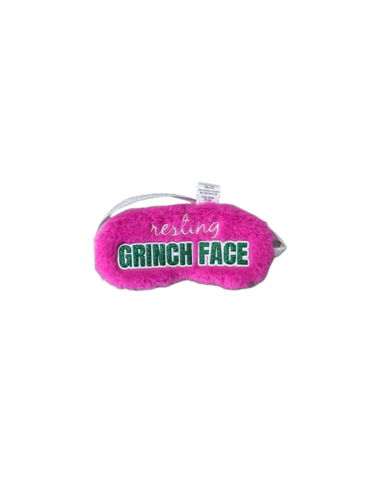 Resting Grinch Face Eye Mask