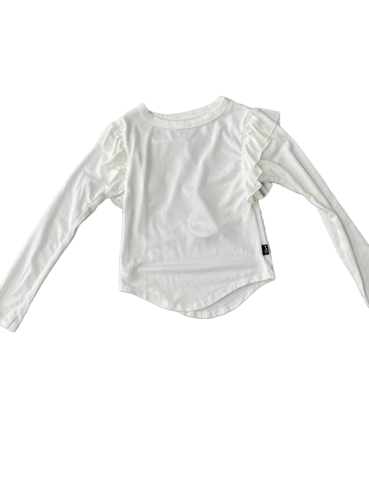 Long Sleeve Ruffle Arm Top