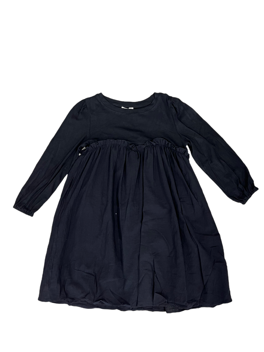 LS Black Ruffle Dress