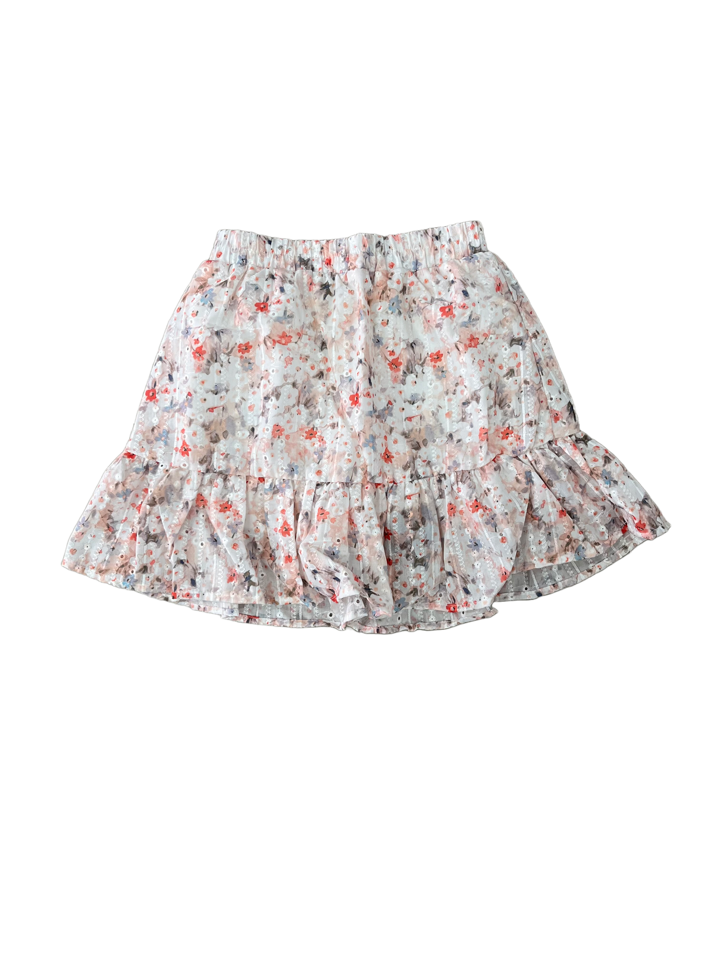 Spring Floral Eyelet Skort