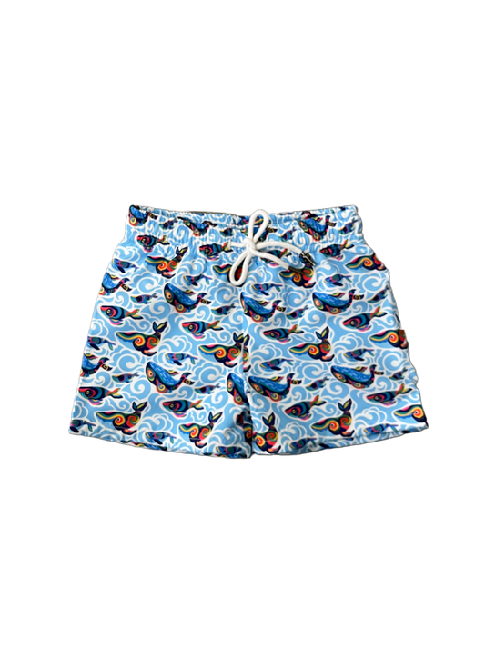 Saint Simons Shorties Happy Whales