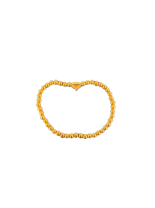 Tinsley Gold Bracelet w/ 1 Heart