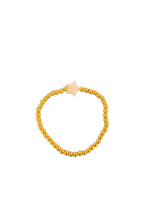 Daphne Gold Bracelet w/ Star