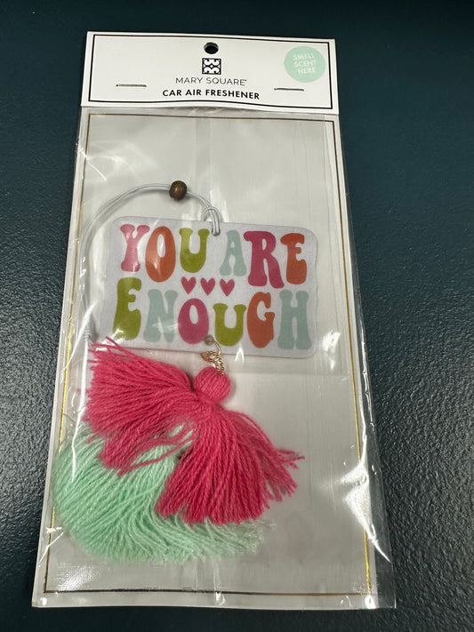 "You Are Enough" Car Air Freshener