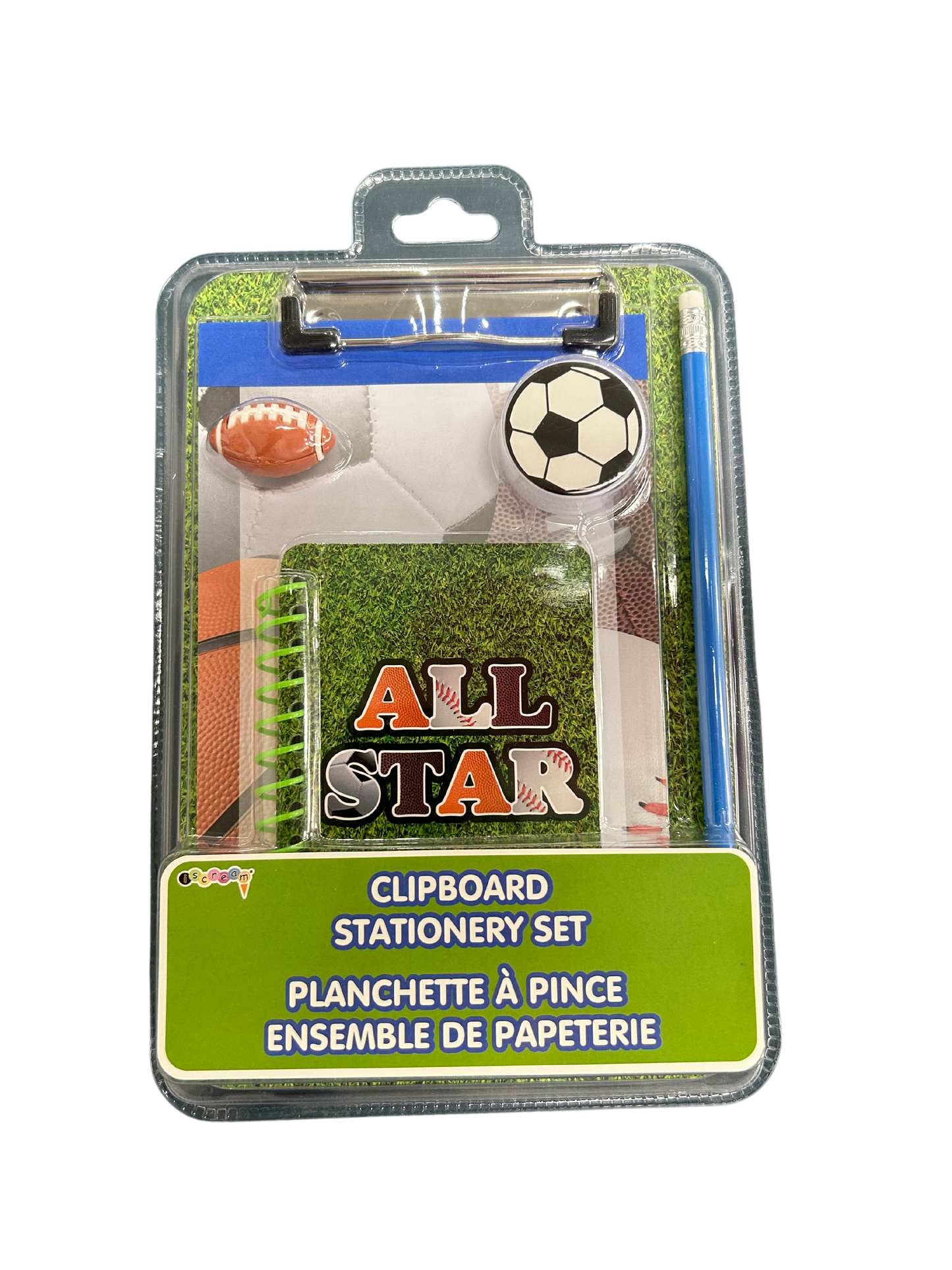 All Star Toy Clipboard Stationary Set