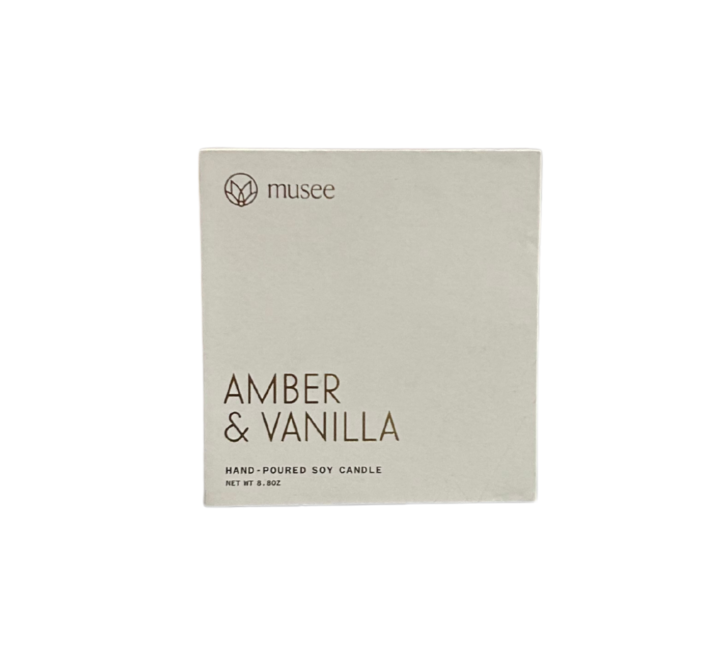 Amber & Vanilla Soy Candle