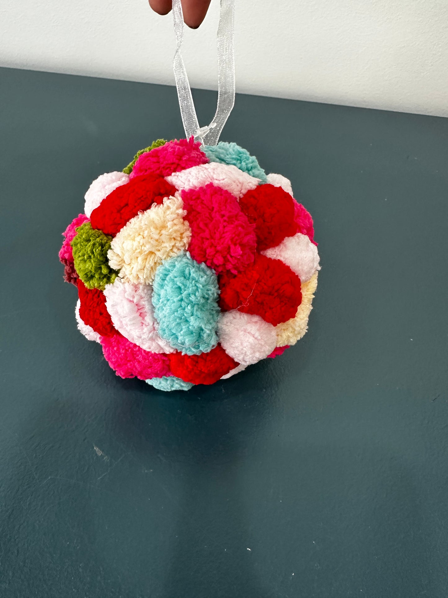 Pastel Multi Color Pom Pom Ball