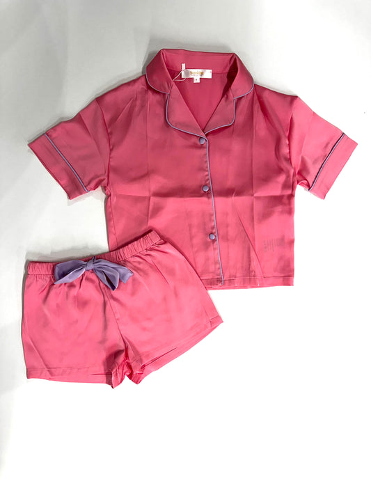 Silky Bubblegum Short Sleeve/Shorts