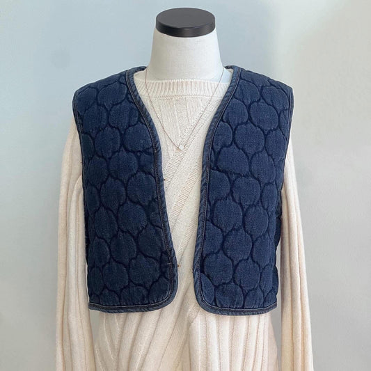 Denim Padded Vest