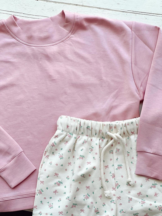 Modal Ponte Sweat Top