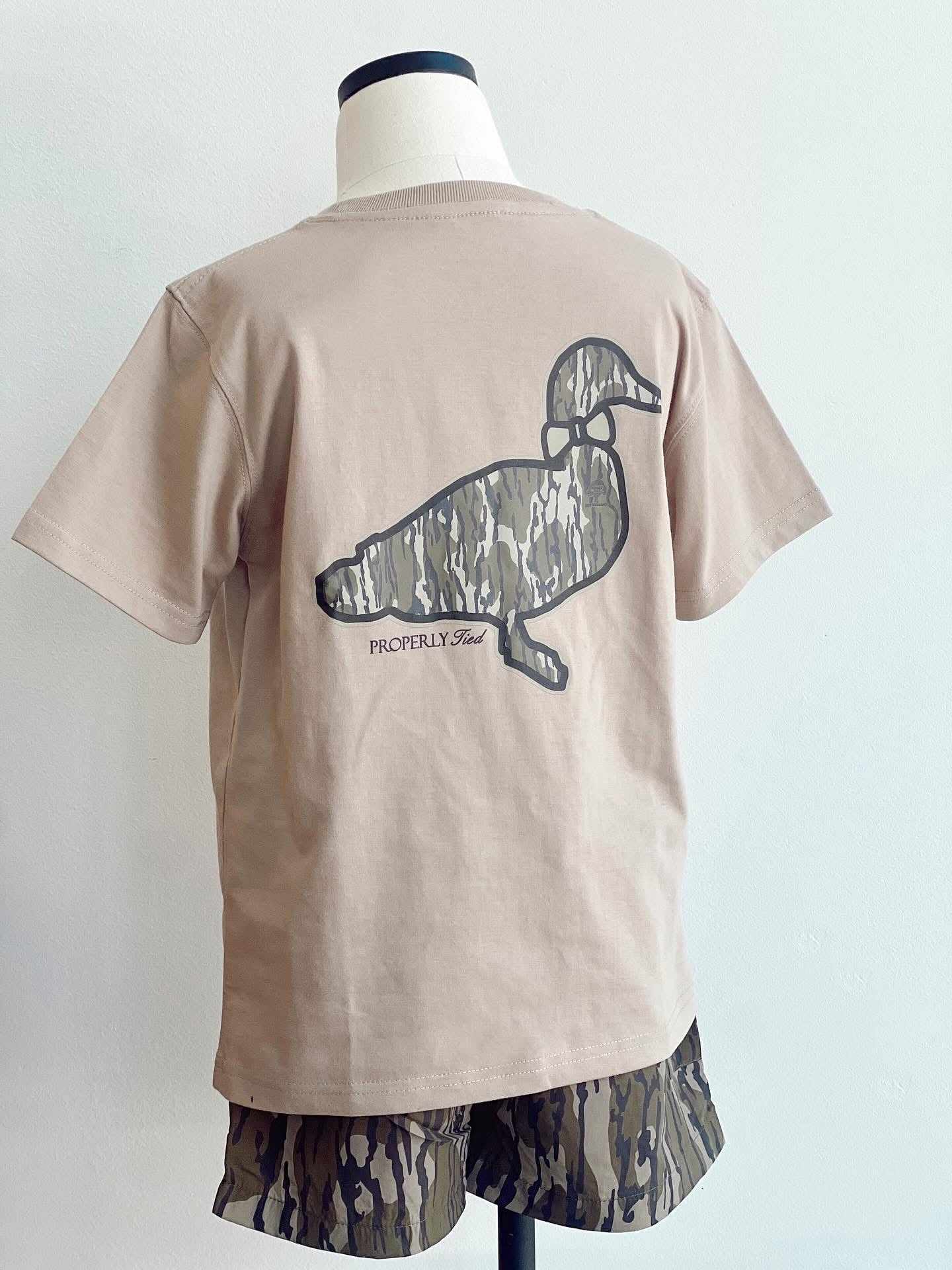 Boys Mossy Oak Logo Tee