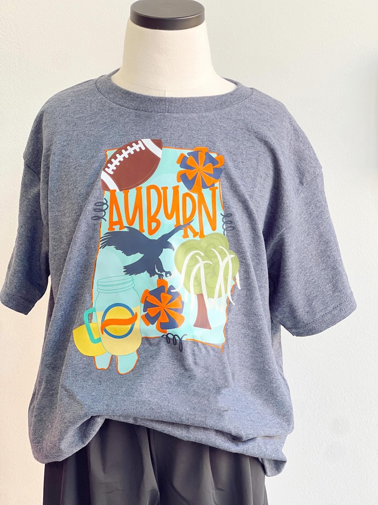 Auburn State Tee