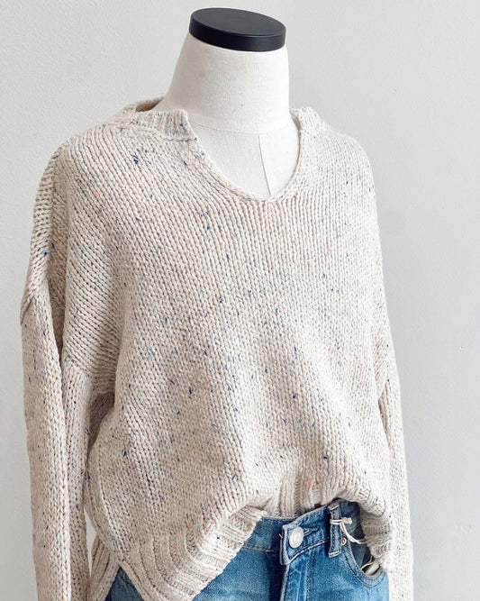 Keyhole Knitted Sweater