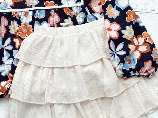 Soft Spirits Layered Mini Skirt