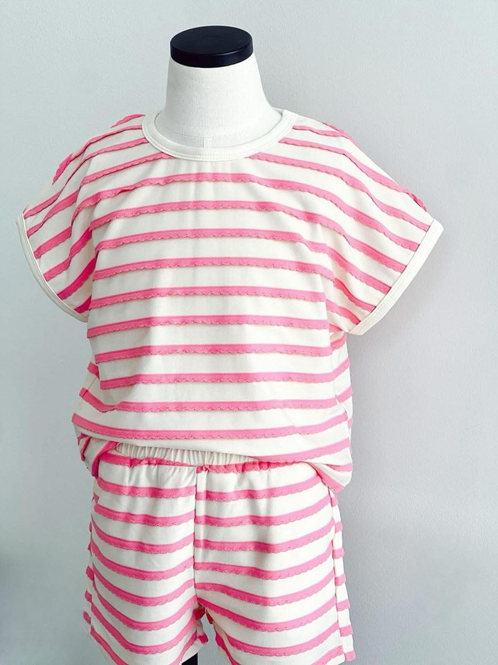 Stripe Knit Shorts