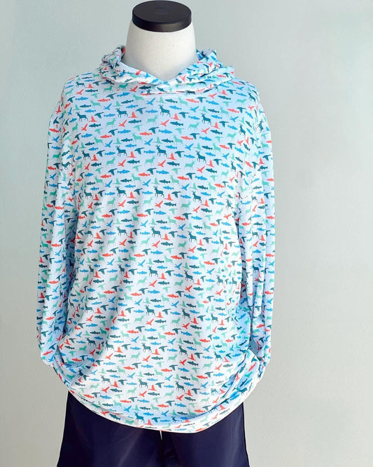 Youth Great Outdoors Perf Hoodie