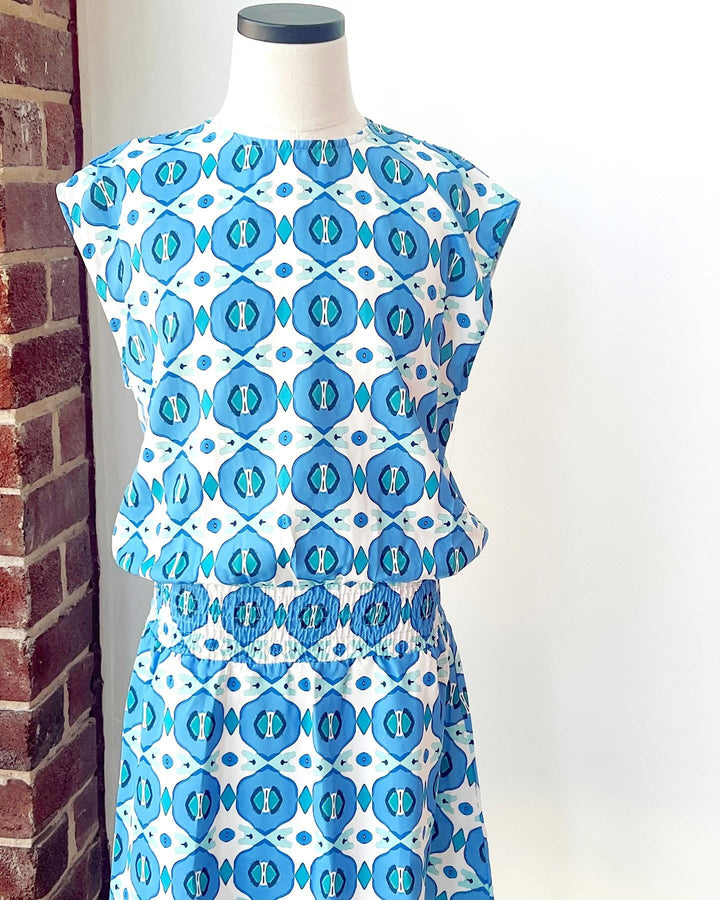 Scottie Skirt Lapis Ikat