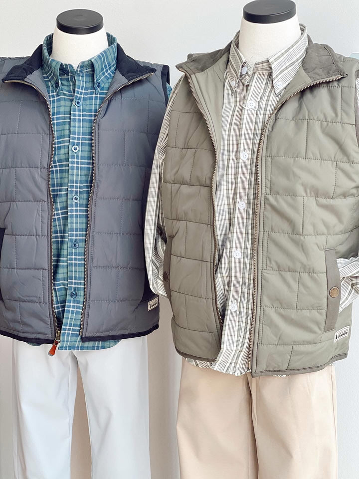 Brick Quilted Vest