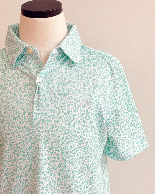 Youth Flower Frenzy Perf Polo
