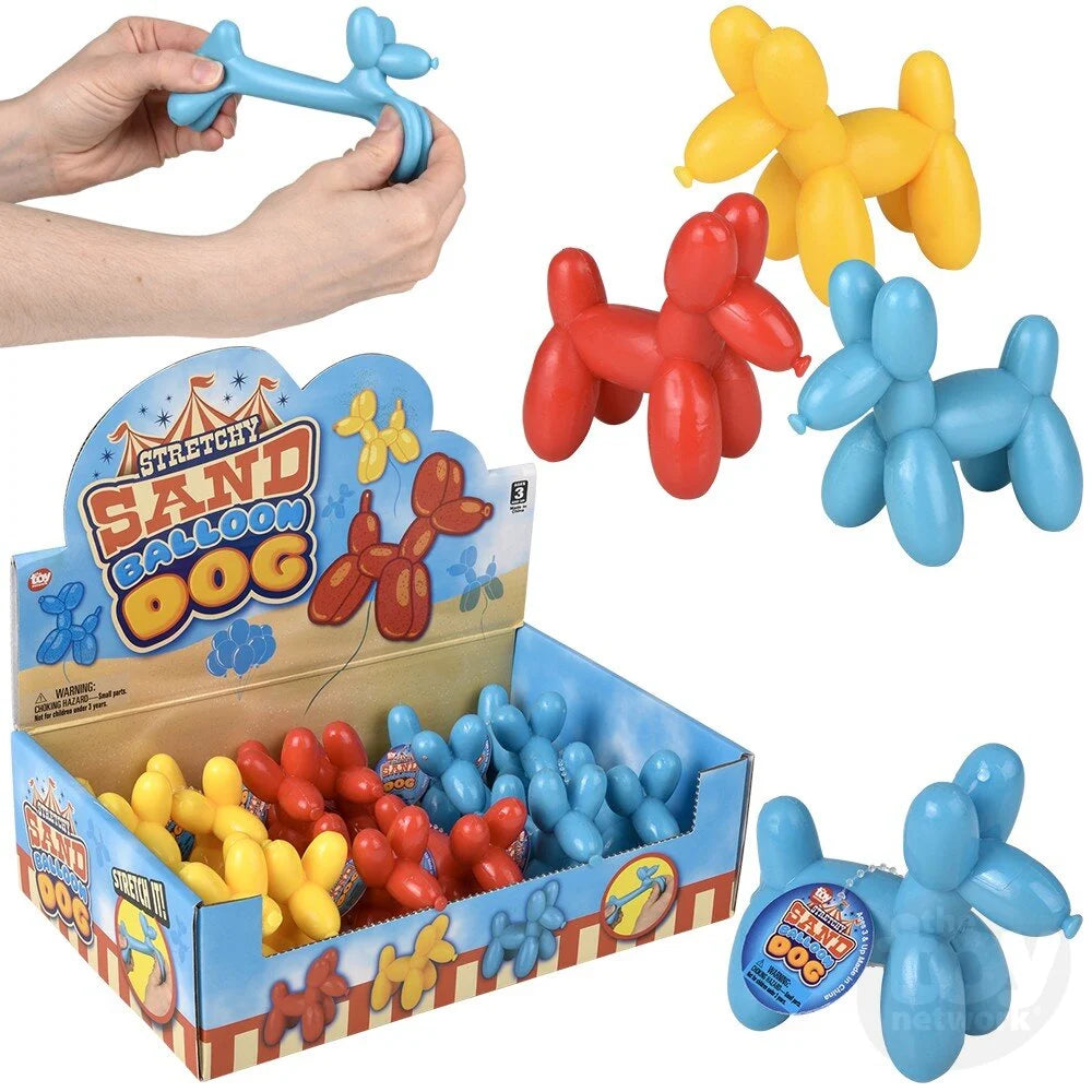 3.5" Stretchy Sand Balloon Dog