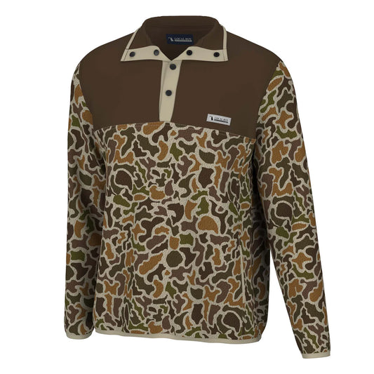 Two Tone Quarter Snaps Pullover