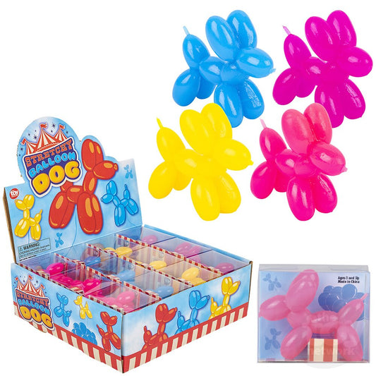 2.5" Squish Rubber Balloon Dog