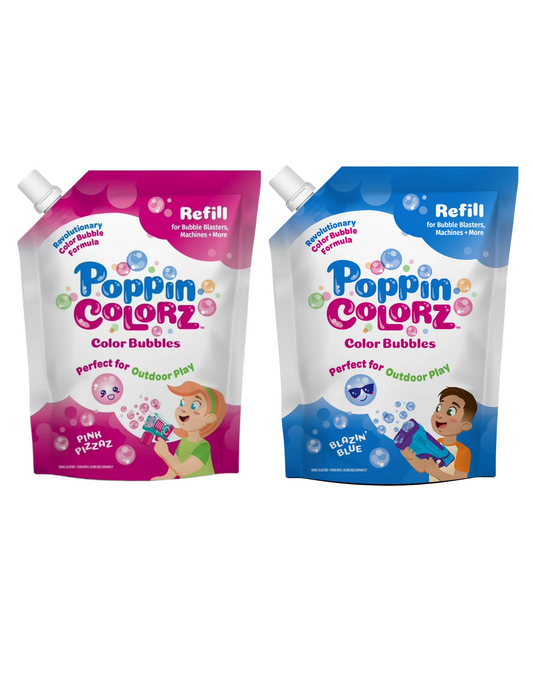 PoppinColorz Color Bubbles 14oz Refill Pouch
