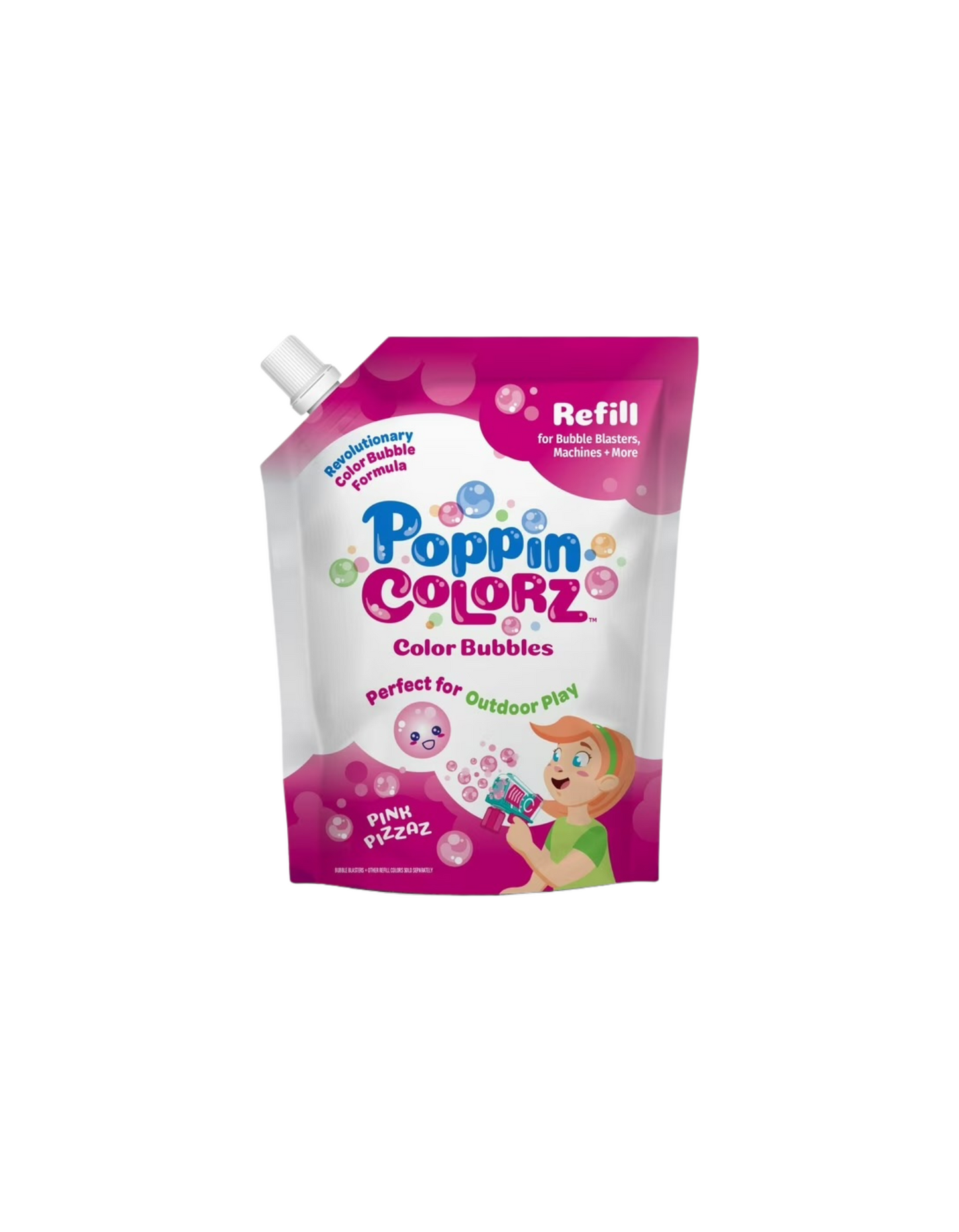 PoppinColorz Color Bubbles 14oz Refill Pouch