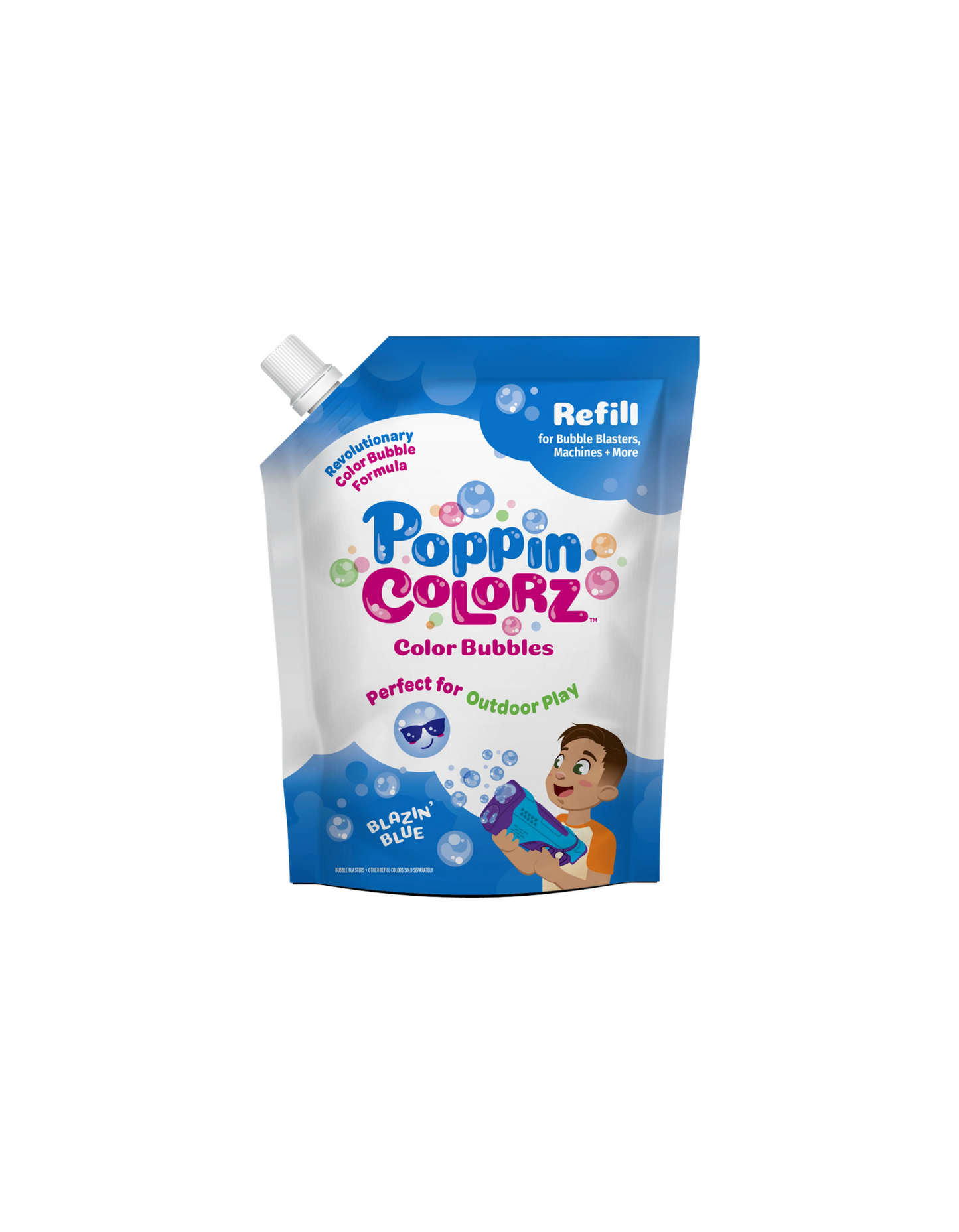 PoppinColorz Color Bubbles 14oz Refill Pouch