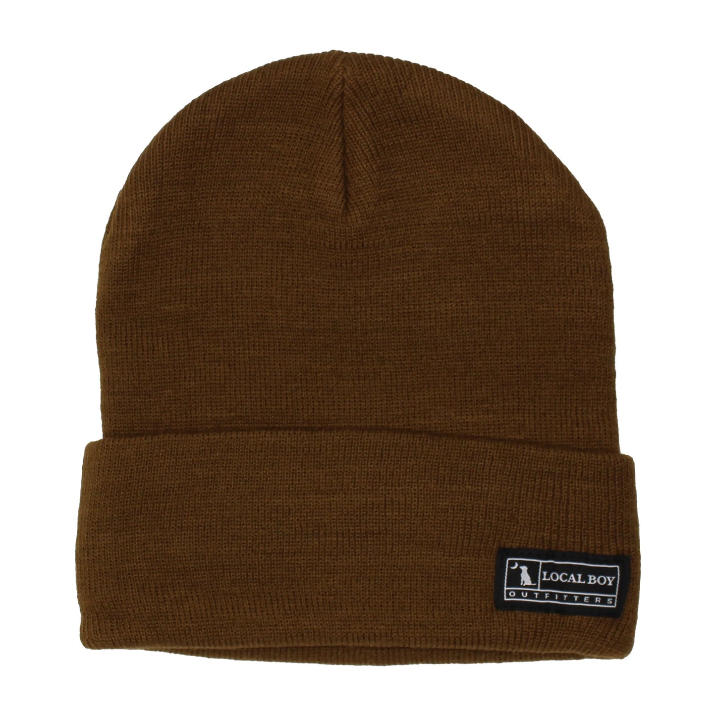 Rust Woven Label Beanie
