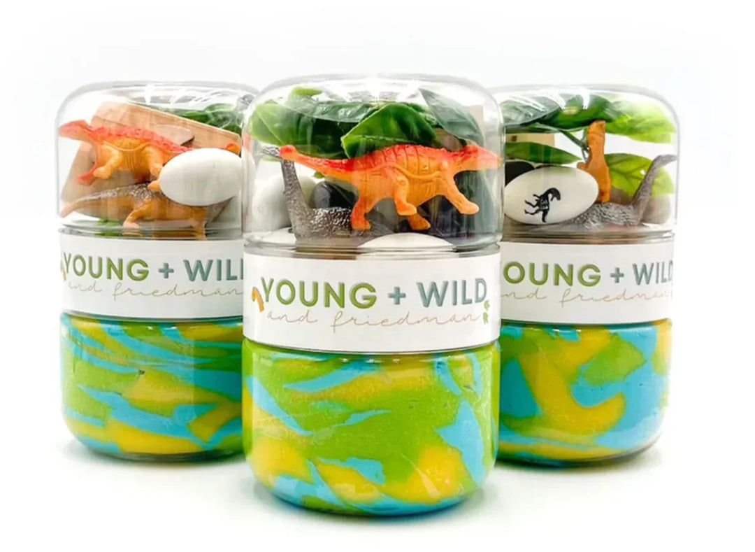 Grab &amp; Go Dinosaur Dough Jar