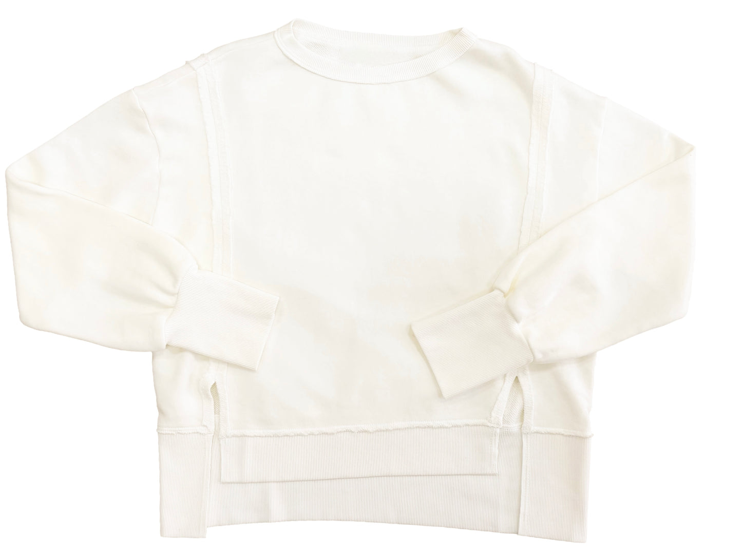 Cotton Fleece Boxy Hi-Lo