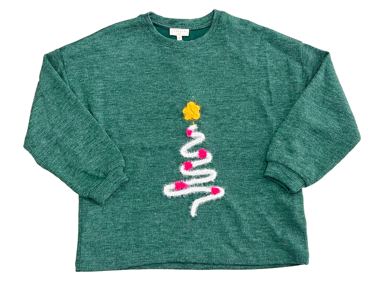 Handknit Marled Ribbed Top