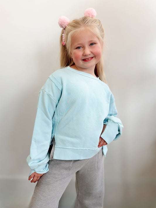 Cotton Fleece Boxy Hi-Lo