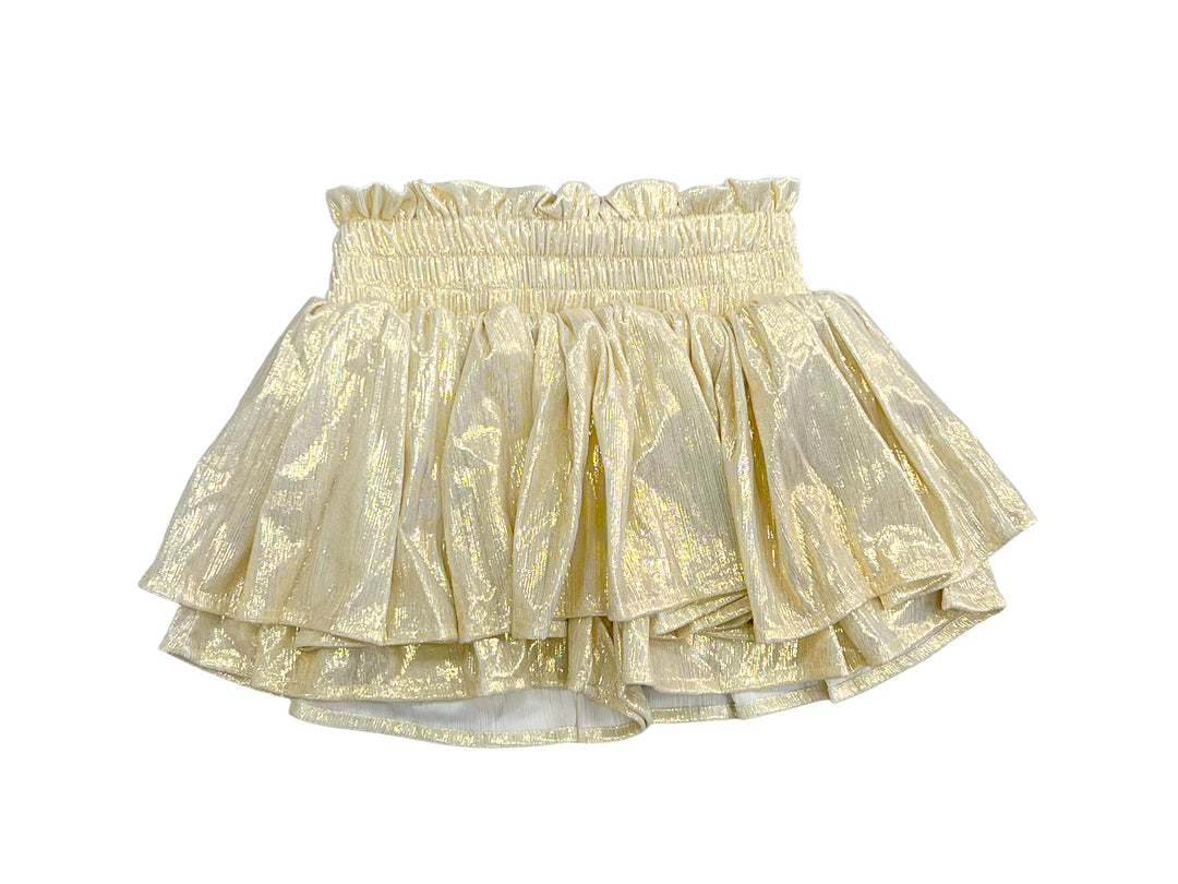 Plisse Shine Skort